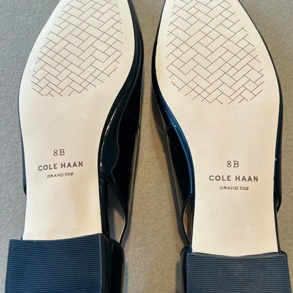 NWOT Cole Haan Black Patent Leather Flats.​ - Picture 4 of 4